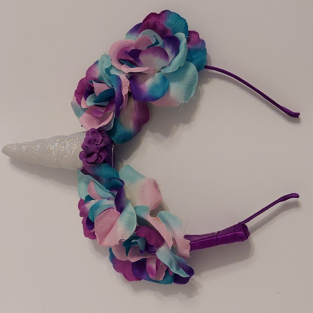 ‼️3 for $10‼️  Floral Embellished Unicorn Headband